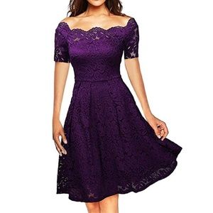 Purple Dress. Size L.